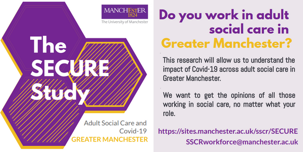 The SECURE study is a partnership between the University of Manchester, the Principal Social Workers Group in GM and the Applied Research Collaboration (ARC) in Greater Manchester
