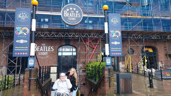 Kath and Malaynie smiling at The Beatles Museum.jpg 1