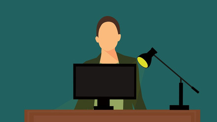 graphic of woman and computer EL pixabay